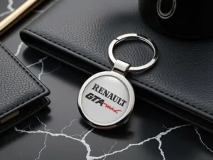 Renault Auto Schlüsselring Rennstil Robust Metall